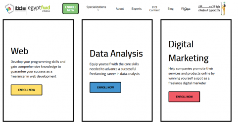 منحة FWD أفضل منحة مجانية مقدمة من وزارة الاتصالات وتكنولوجيا المعلومات مصر