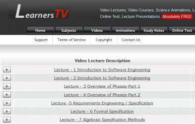 اكتر من 100 كورس لكل مجالات الــــ Computer Science