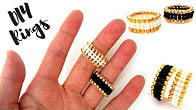 كورس - دورة تدريبية لتعليم  beaded rings. jewelry making with beads