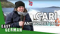 كورس - دورة تدريبية لتعليم  Cari antwortet - Easy German questions & answers