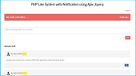 أفضل كورس و  دورة تدريبية في تعليم PHP Like System with Notification using Ajax Jquery