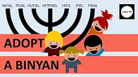 كورس - دورة تدريبية لتعليم  ENGLISH: Hebrew binyanim & rules