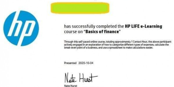 افضل الكورسات المجانية المقدمة من شركــة HP أونلاين وبشهادات