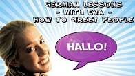 كورس - دورة تدريبية لتعليم  German lessons with Eva, Unit 1