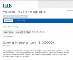 فتح باب التدريب للطلبة ببنك Summer Internship ( BANk CIB )