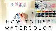كورس - دورة تدريبية لتعليم  Watercolor Tutorials