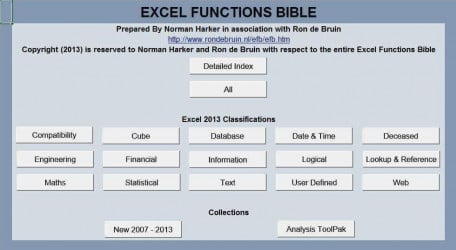 افضل قاموس دوال ال Excel