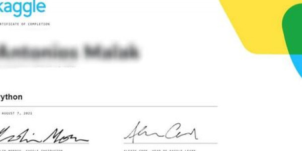 افضل الكورسات المجانية مقدمة من شركة kaggle بشهادات
