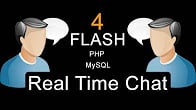 كورس ودورة تدريبية في تعليم مجال Flash AS3 Real Time Chat PHP MySQL for Websites Tutorial