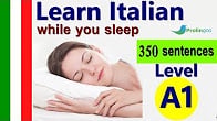 كورس - دورة تدريبية لتعليم  Learn Italian While you Sleep