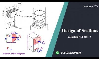 Design of sections As per ACI
