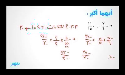 الرياضيات الثانى المتوسط