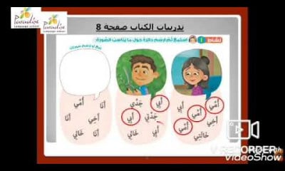 لغة عربية الصف الأول الإبتداٸی ترم 1