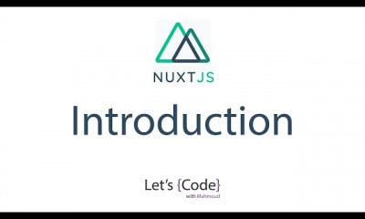 Nuxt js introduction Arabic