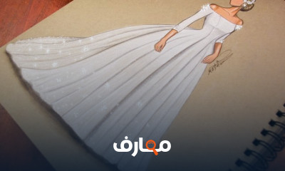 تعليم رسم الازياء وتعليم رسم فساتين سهرة وتصميم فساتين اعراس