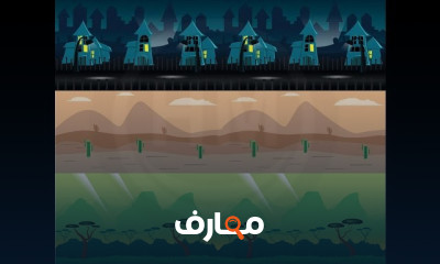 اساسيات تصميم خلفيات للألعاب والفيديوهات illustrator Backgrounds