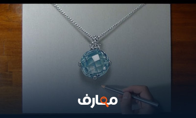 رسم مجوهرات