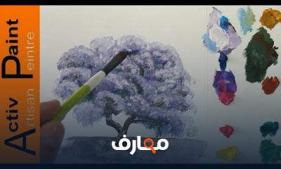 فن الرسم peinture art