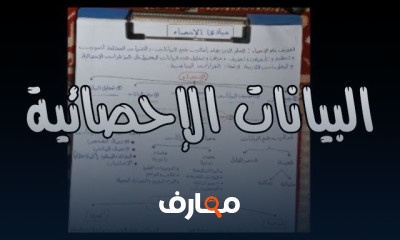 شرح مبادئ إحصاء كلية تجارة
