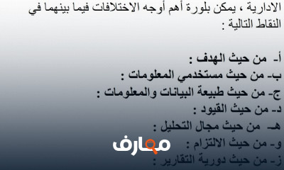 أساسيات المحاسبة الإدارية