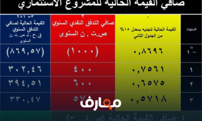 الدراسة المحاسبية لجدوى المشروعات الاستثمارية الدراسة المحاسبية لجدوى المشروعات الاستثمارية