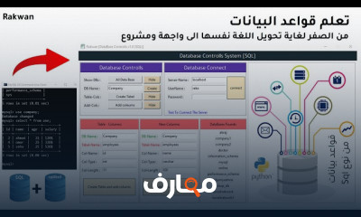 انواع قواعد البيانات للمبتدئين