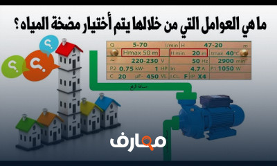 انظمة التحكم فى موتور المياه