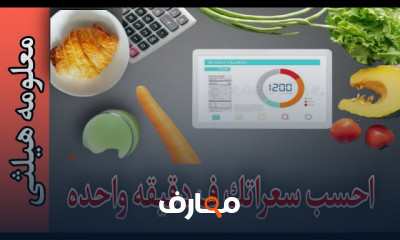 طريقه حساب السعرات الحرارية التى يحتاجها الجسم