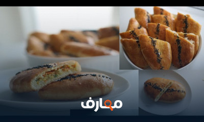 طريقة خلية النحل بحشوة الجبن بطريقة سهلة