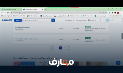 العمل فى مجال تحليل البيانات وعلوم البيانات