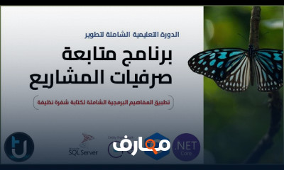 تصميم الصفحة الرئيسة لبرنامج اصرفلي ASRFLY