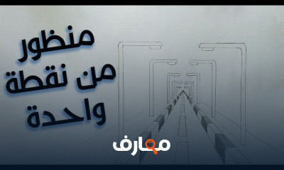 اسئله إختبارات قدرات فنون تطبيقية للمنظور الهندسي
