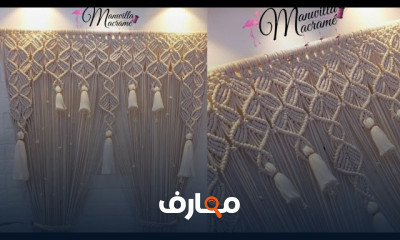 تصميم ستارة مكرمية بعقدة جوزفين بالخطوات