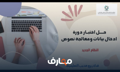 إدخال البيانات ومعالجة النصوص بExcel للمبتدئين