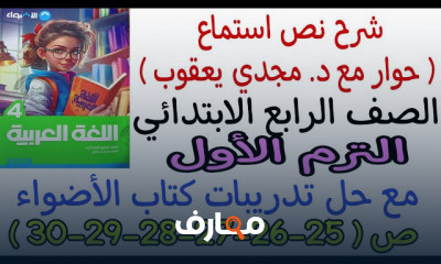 القواعد النحوية لرابعة ابتدائي الترم1 2025