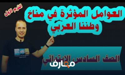 منهج الدراسات لسادسة ابتدائي الترم1 2025