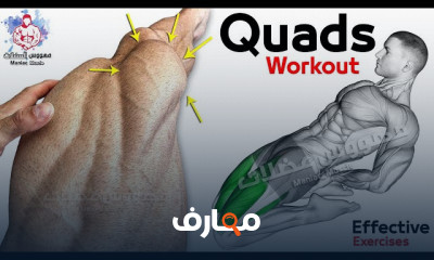 تمرين الفخذ الرباعية