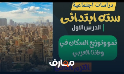 دراسات سادسة ابتدائى الترم2 2024