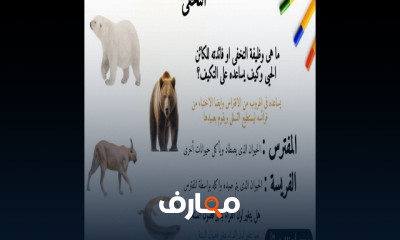 الخلية علوم لرابعة ابتدائى