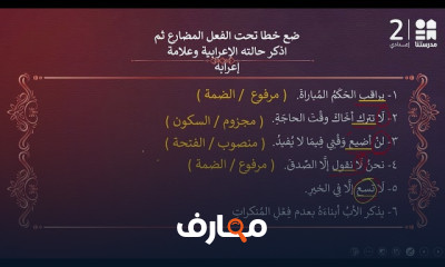 أولى إعدادي لغة عربية