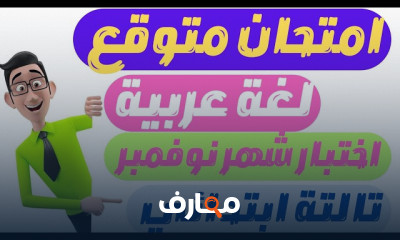 مراجعات نوفمبر 3 ابتدائي عربى