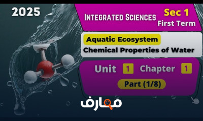 منهج Integrated Sciences Sec1