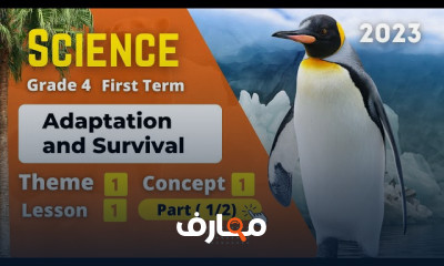 منهج الصف الرابع Science ترم أول