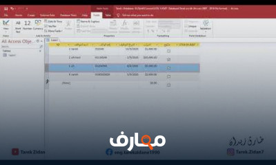 مايكروسوفت اكسس للمبتدئين