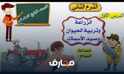 دراسات الصف الرابع الابتدائى الترم التانى
