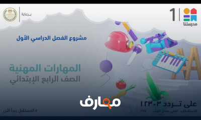 مادة المهارات المهنية | الصف الرابع الابتدائي | الترم الأول