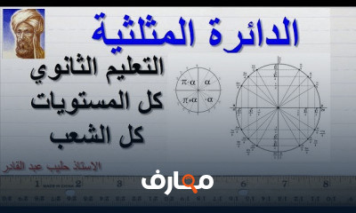 الدوال cos sin 1 ثانوي
