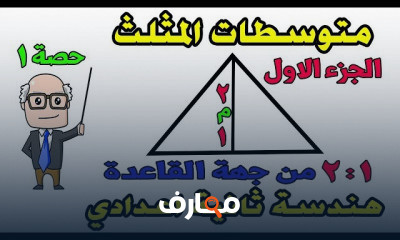 هندسة ثانية اعدادي ترم اول