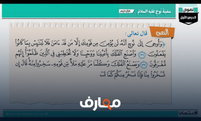 اللغة العربية الصف الثالث الإعدادى الفصل الدراسى الثانى