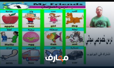 الصف الاول الابتدائي لغة انجليزية الترم الاول